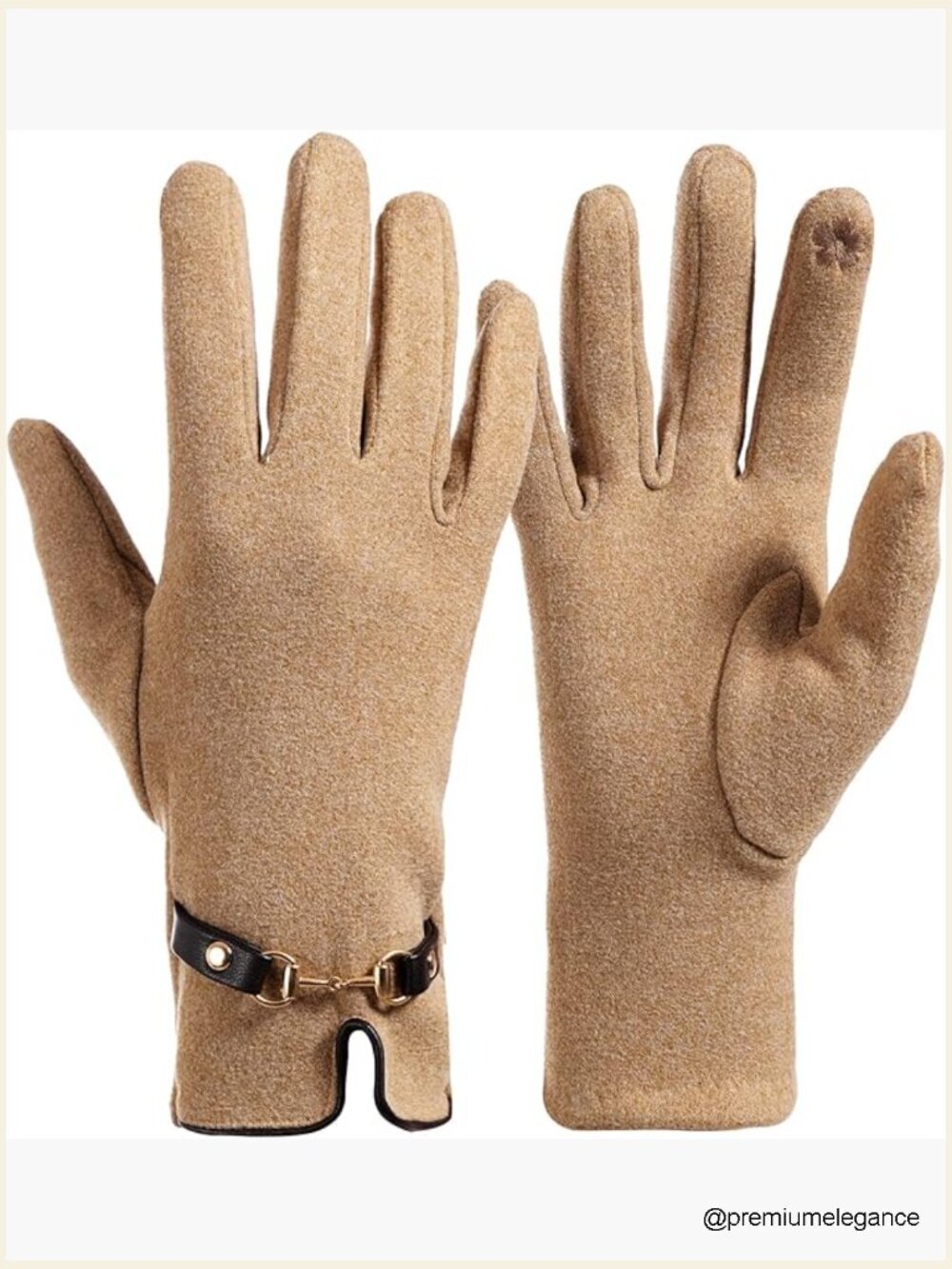 Women's Winter Touchscreen Gloves Thermal Warm Suede Driving Cycling